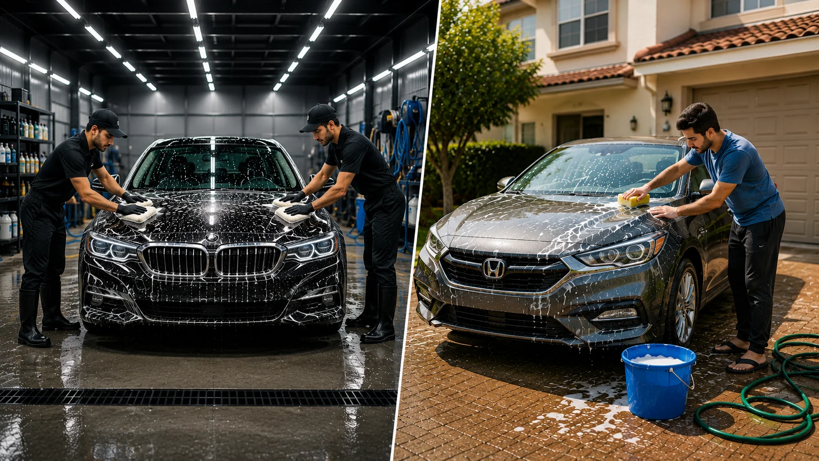 Professional Car Wash vs Home Car Wash: Which Is Better?